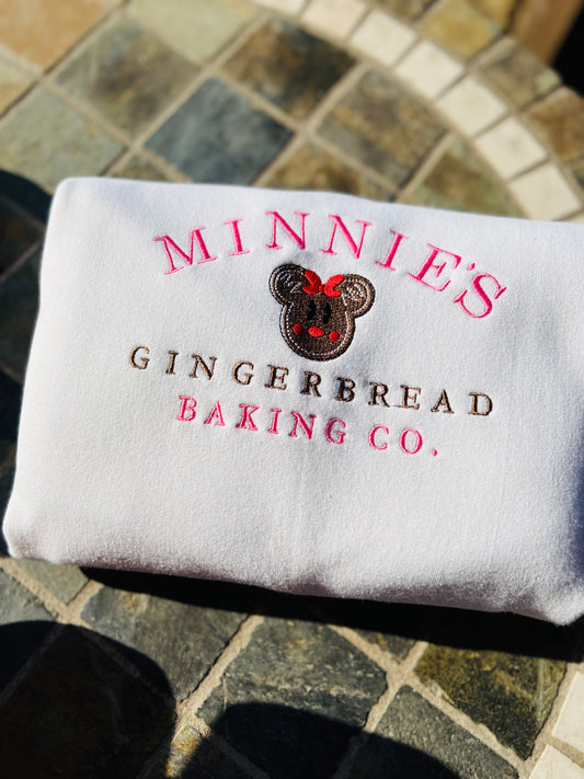 Minnies Baking Co. Embroidered Sweatshirt