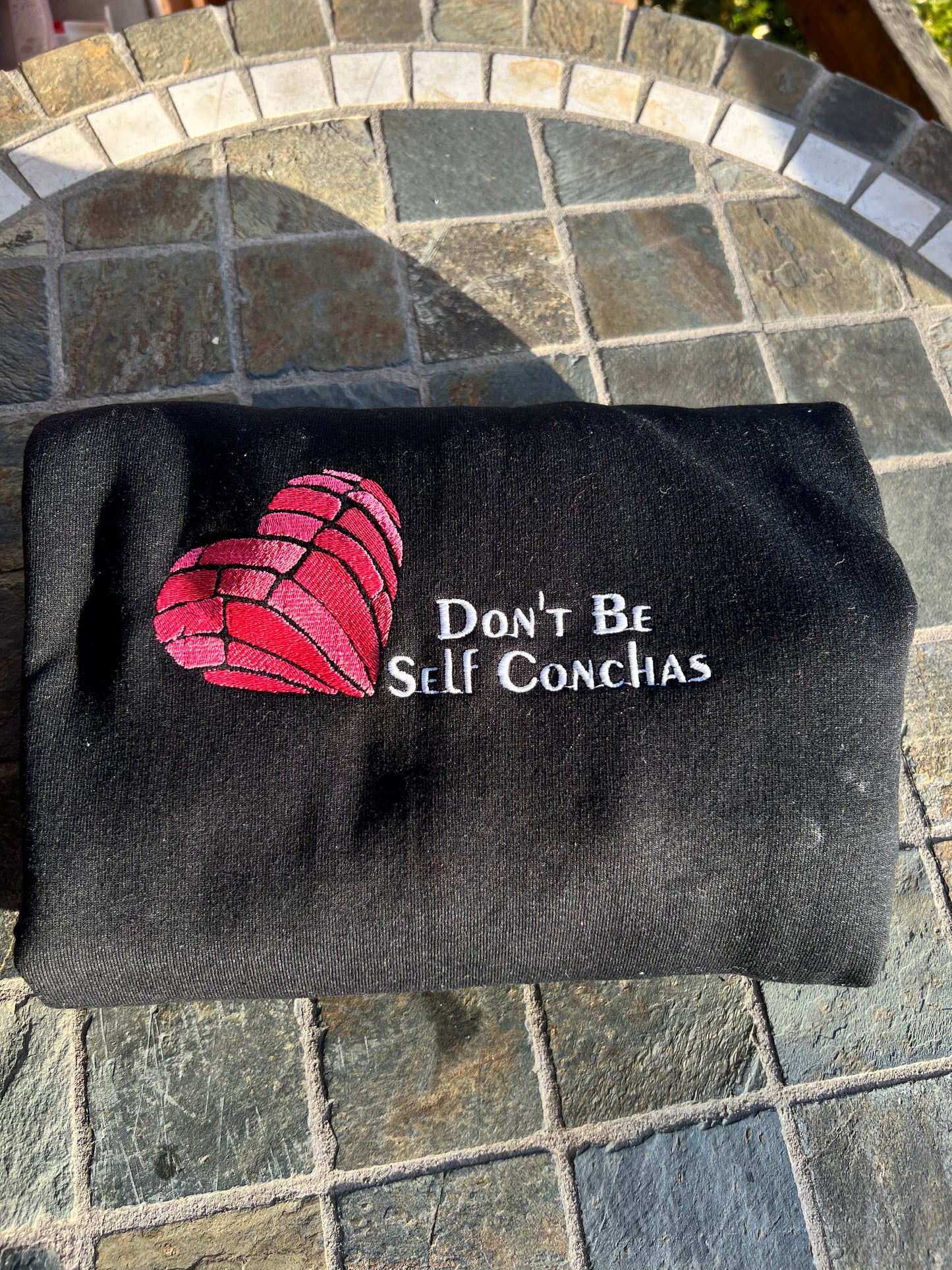 Don't Be Self Conchas Embroidered Sweatshirt - Youth
